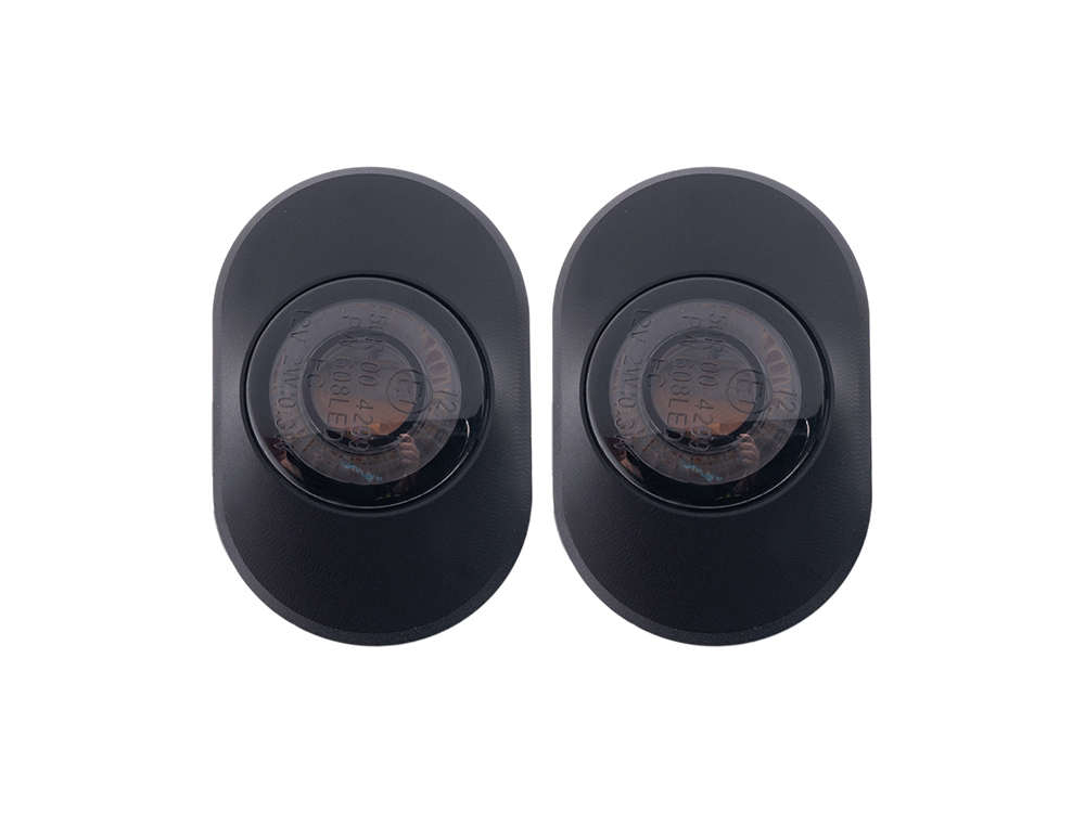 Kodlin Sleek Run/Turn/Brake LED Lights. Smoked Lens & Black Housing. Fits Street Glide 2006-2023, Road Glide Special 2015-2023, Road King Special 2017up