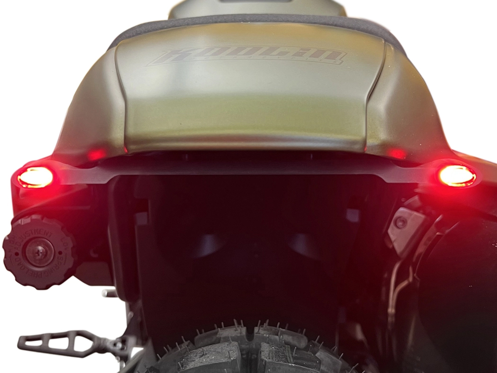 Kodlin Rear Elypse Turn Signal Kit – Black. Fits Sportster S 2021up Models.