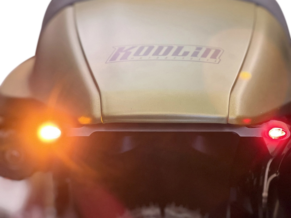 Kodlin Rear Elypse Turn Signal Kit – Black. Fits Sportster S 2021up Models.