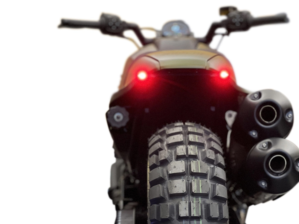 Kodlin Rear Elypse Turn Signal Kit – Black. Fits Sportster S 2021up Models.