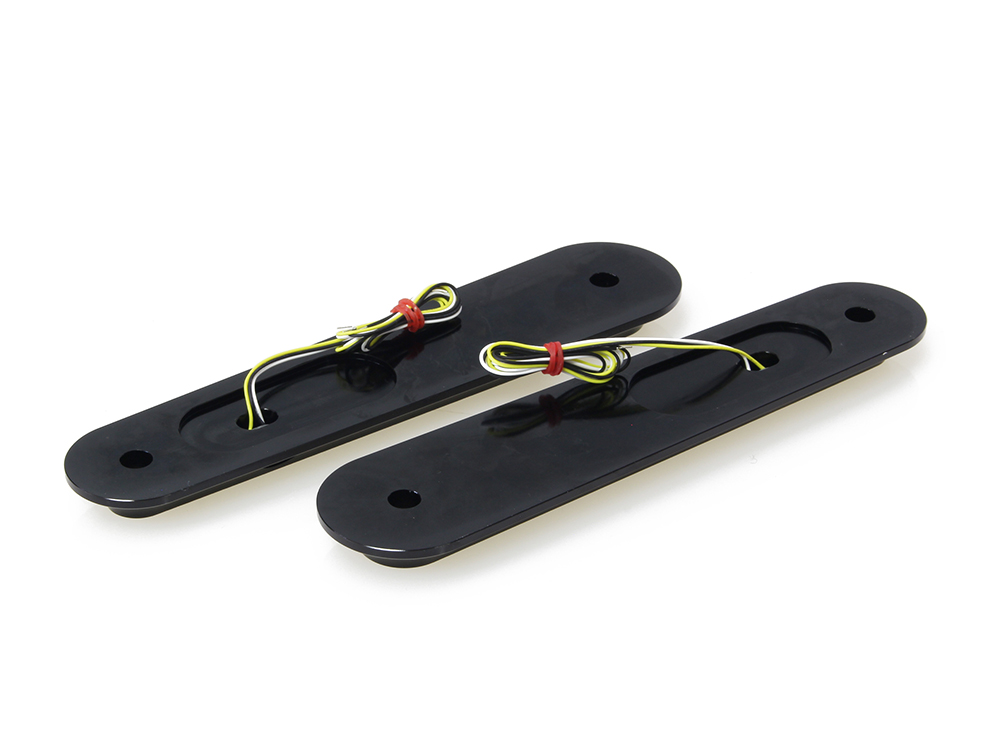 Kodlin Legit Elypse 2-1 Front Turn Signals with Running Lights – Black. Fits Touring 2006-2023