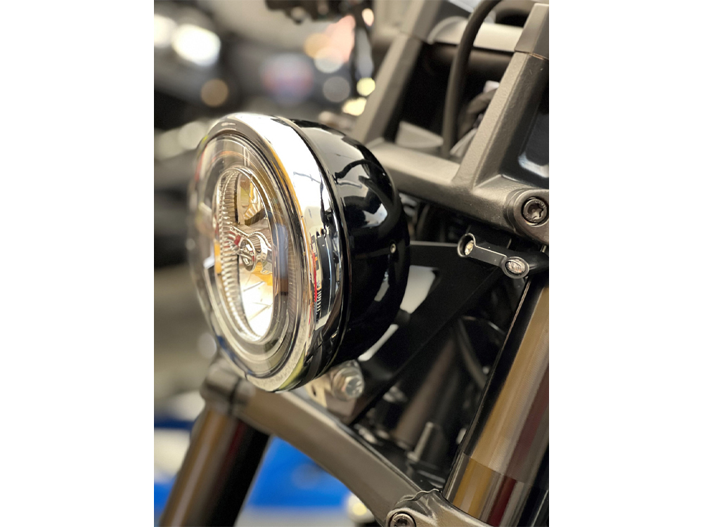 Kodlin Kodlin Bates Style Headlight Bracket – Black. Fits Sportster S 2021up.