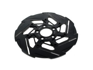 Kodlin 11.5in. Rear 7-Spoke Disc Rotor – Black Band & Black Carrier. Fits Big Twin 2000up & Sportster 2000-2010. Kodlin 11.5in. Rear 7-Spoke Disc Rotor – Black Band & Black Carrier. Fits Big Twin 2000up & Sportster 2000-2010.