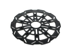 Kodlin 11.5in. Rear 10-Spoke Disc Rotor – Black Band & Black Carrier. Fits Big Twin 2000up & Sportster 2000-2010. Kodlin 11.5in. Rear 10-Spoke Disc Rotor – Black Band & Black Carrier. Fits Big Twin 2000up & Sportster 2000-2010.
