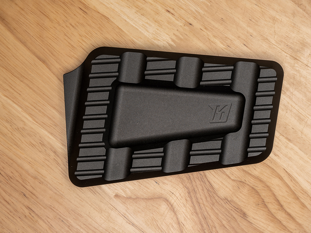 Kodlin Trackboard Brake Pedal Pad – Black. Fits Touring 1980up, FL Softail 1986-2017 & Dyna Switchback 2012-2016.