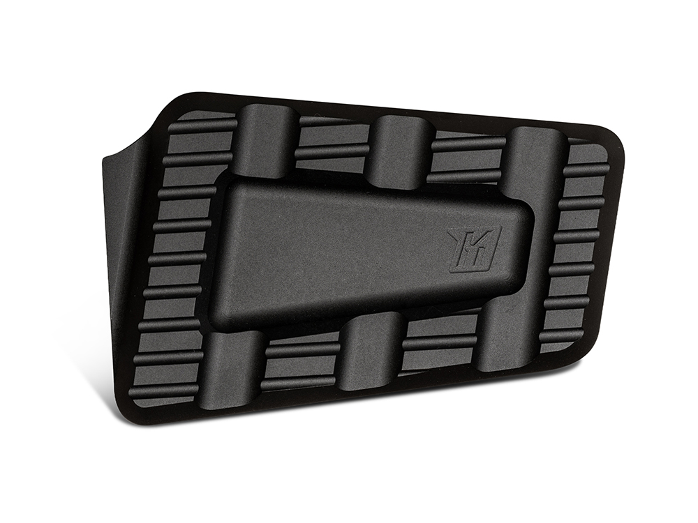 Kodlin Trackboard Brake Pedal Pad – Black. Fits Touring 1980up, FL Softail 1986-2017 & Dyna Switchback 2012-2016.