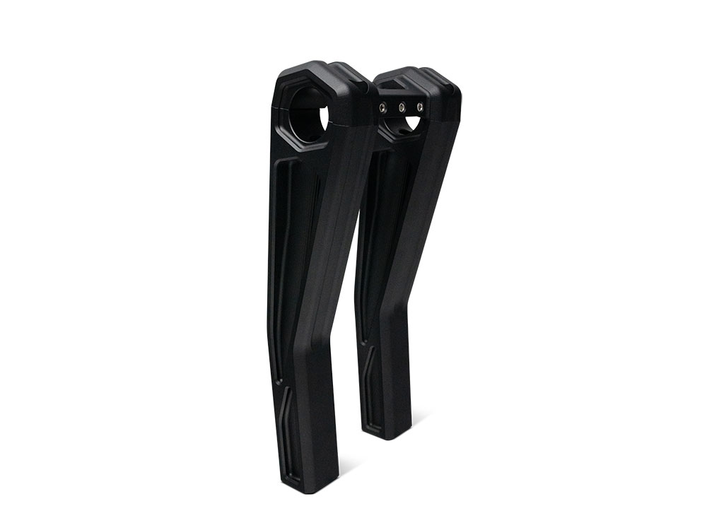 Kodlin 10in. Pullback Accent Pro Riser Kit – Black. Fits 1.25in. Handlebar.