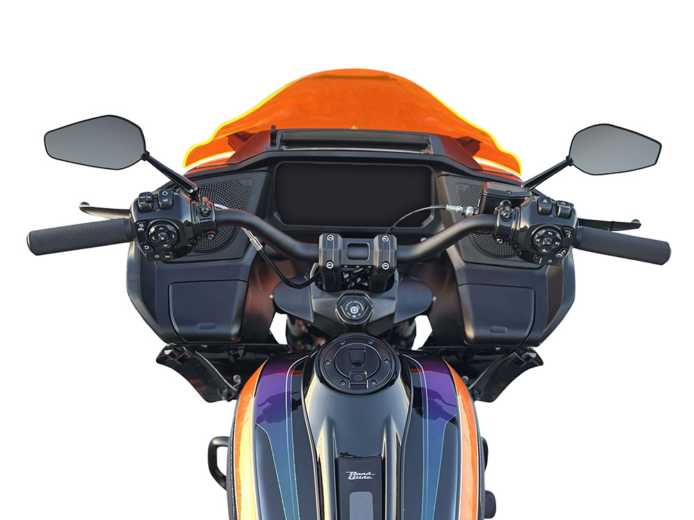 Kodlin 10in. Pullback Accent Pro Riser Kit – Black. Fits 1.25in. Handlebar.