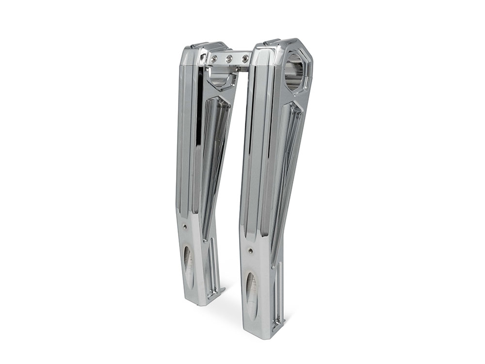 Kodlin 10in. Pullback Accent Pro Riser Kit – Chrome. Fits 1.25in. Handlebar.