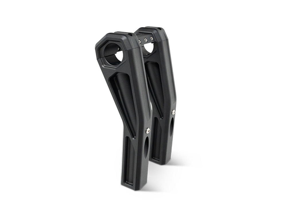 Kodlin 8in. Pullback Accent Pro Riser Kit – Black. Fits 1.25in. Handlebar.