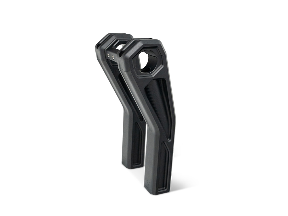 Kodlin 8in. Pullback Accent Pro Riser Kit – Black. Fits 1.25in. Handlebar.