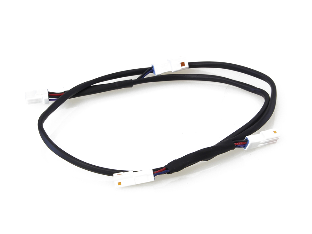 Kodlin Plug & Play Rear Turn Signal Harness. Fits Sportster S 2021up with KM-K68499 Turn Signals.