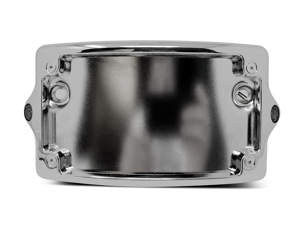 N/Plate Frame; Curved FLH%2713up Chr