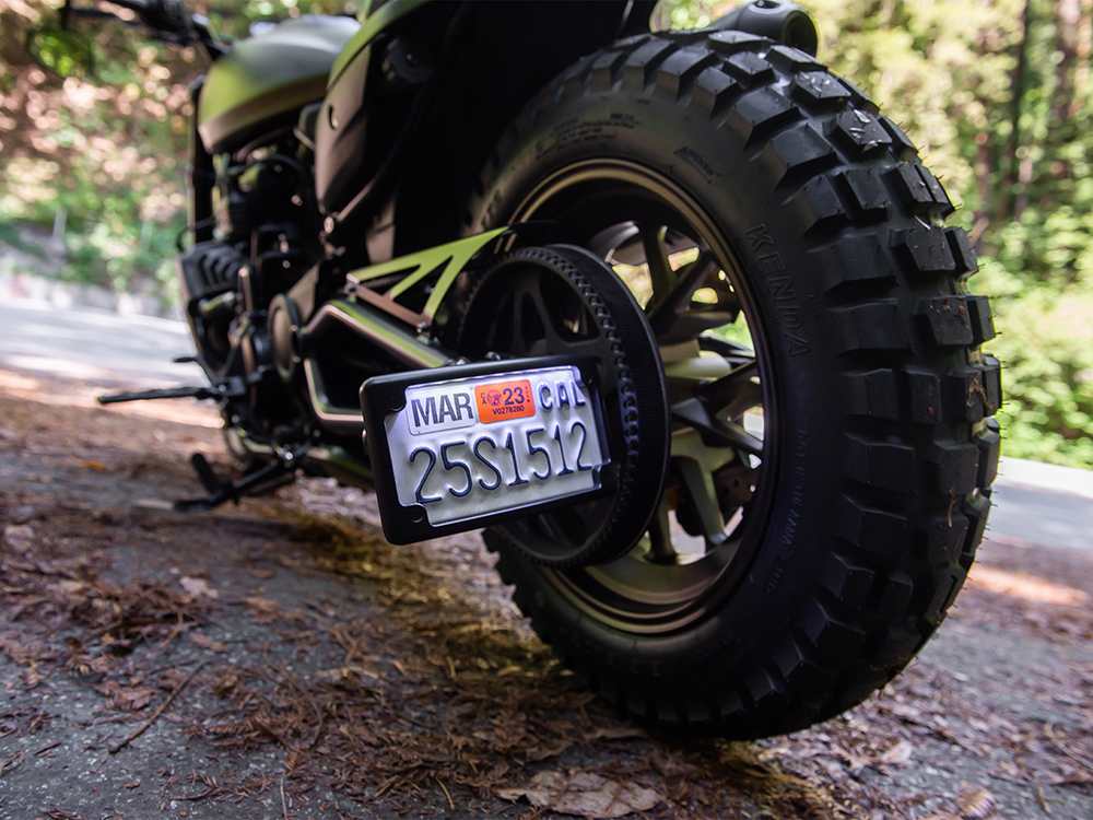 Kodlin Side Mount Number Plate Bracket. Fits Sportster S 2021up.