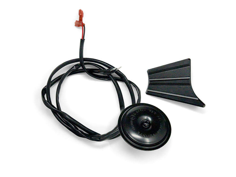 Horn Relocation Kit; Blk