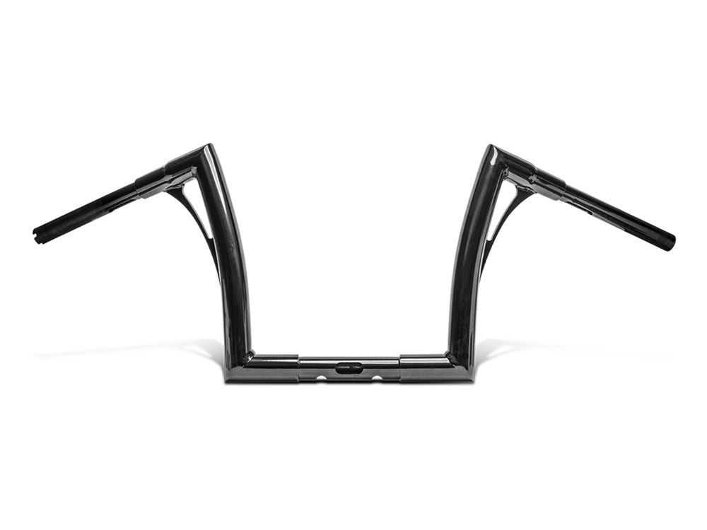 Kodlin 12.5in. x 1-1/2in. Flowbar Medium Ape – Gloss Black. Fits Road Glide 2015-2023