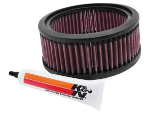 K&N FILTERS High-Flow Air Filter Element. Fits S&S E or G Carburettor Air Cleaner or S&S Tear Drop Air Cleaner with CV Carb or Delphi EFI Bolt Pattern K&N FILTERS High-Flow Air Filter Element. Fits S&S E or G Carburettor Air Cleaner or S&S Tear Drop Air Cleaner with CV Carb or Delphi EFI Bolt Pattern