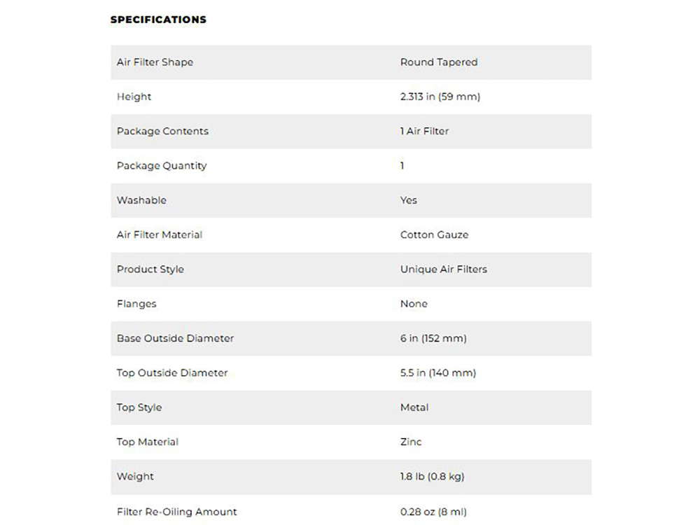 K&N FILTERS High-Flow Air Filter Element. Fits Touring 2008-2016 & Softail 2016-2017 with Stage 1 Screaming Eagle Air Cleaner