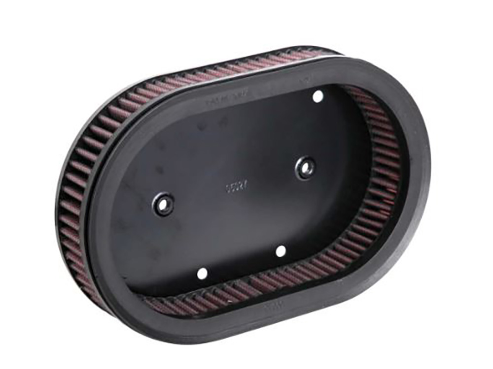 K&N FILTERS High-Flow Air Filter Element. Fits Sportster 2004-2021 with Screaming Eagle Air Cleaner