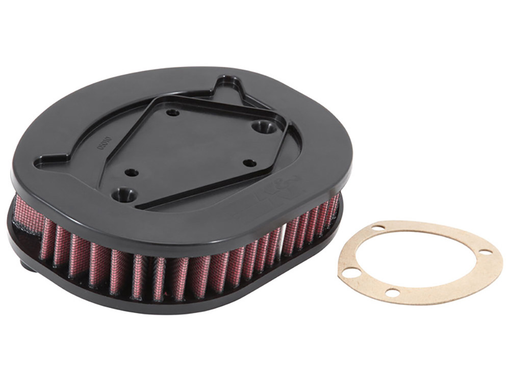 K&N FILTERS High-Flow Air Filter Element. Fits Sportster 2014-2021 & Sportster 72 2012-2021