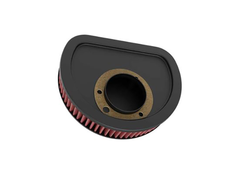 K&N FILTERS High-Flow Air Filter Element. Fits Twin Cam with OEM Round Air Cleaner Cover. Crossbones 2008-2011, Blackline 2011-2013, Slim 2012-2017 & Street Bob 2014-2017