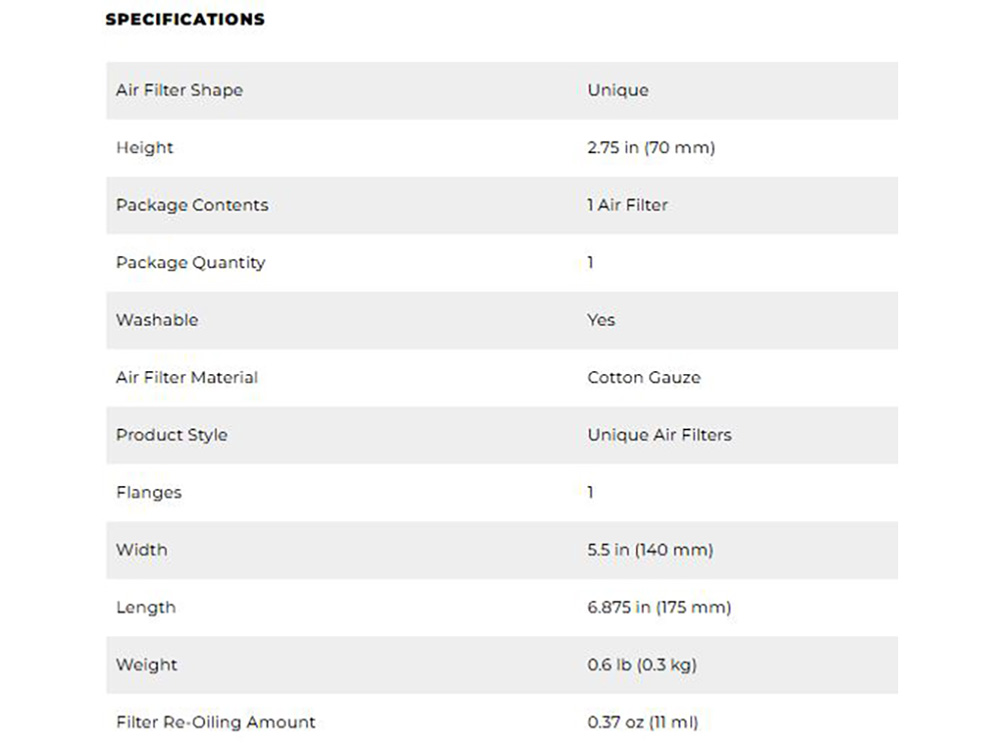K&N FILTERS High-Flow Air Filter Element. Fits Most Touring 2017-2023