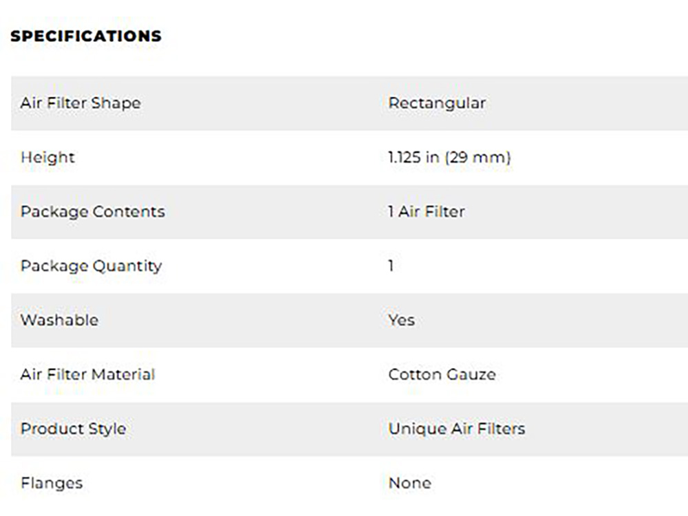 A/Filter Element; Kawa Vulcan VN900