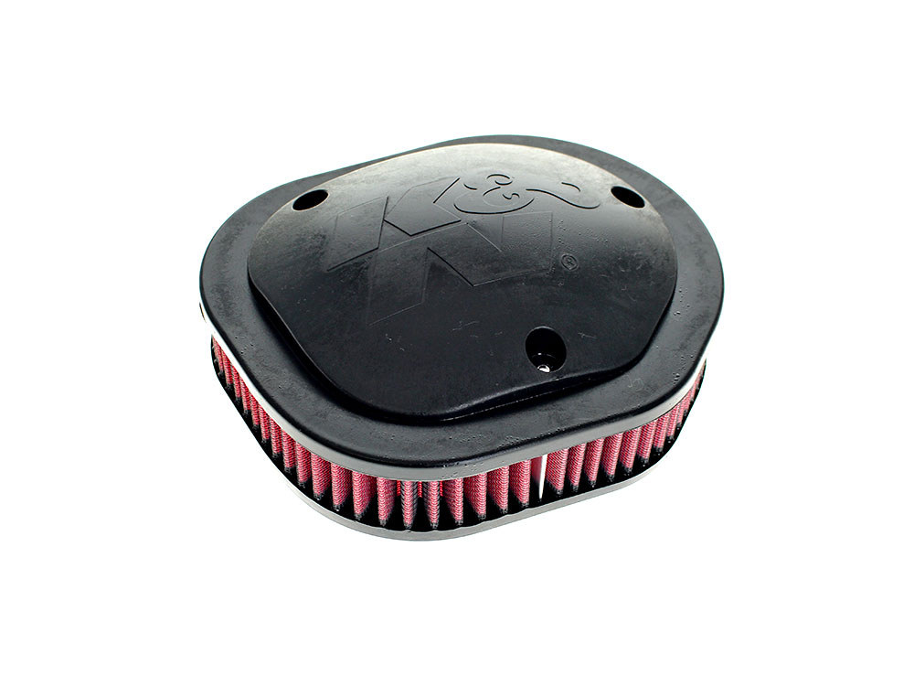 K&N FILTERS High-Flow Air Filter Element. Fits Indian Bagger or Touring Models 2014up with 111ci or 116ci Engines