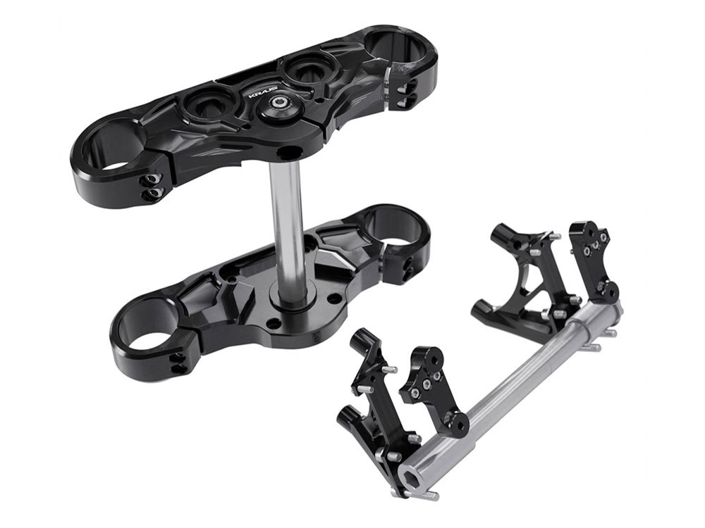 Kraus Moto SX5 Component Kit – Black. Fits Softail Low Rider S 2020up.