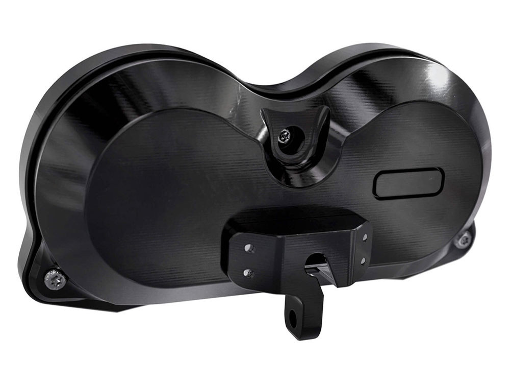 Kraus Moto Lux Gauge Housing Relocation Kit – Black. Fits Road Glide 2015-2023