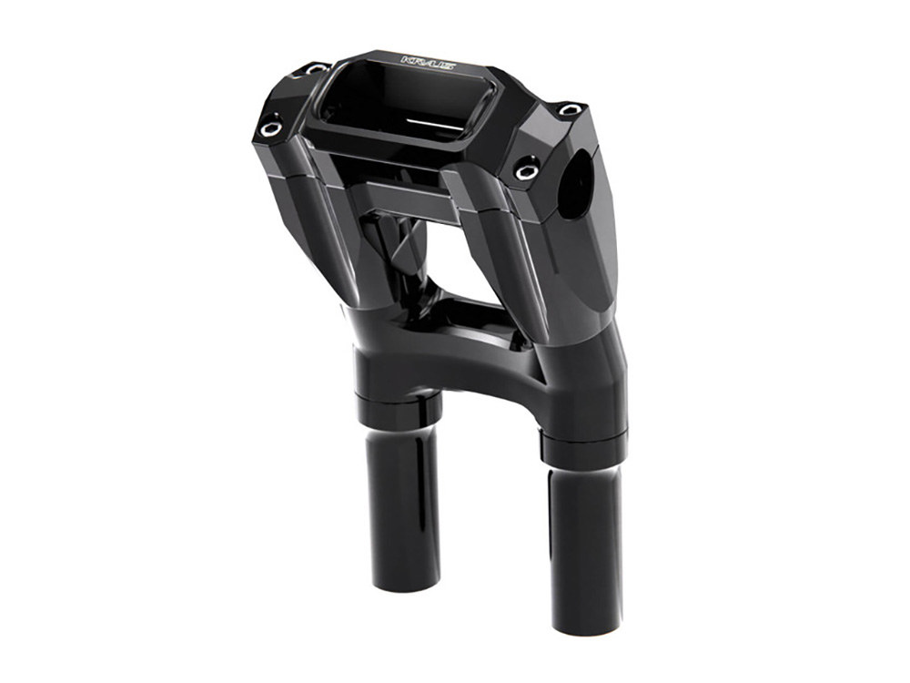 Kraus Moto 8in. Kickback x 1in. Clamp Core Isolated Riser Kit – Black. Fits Softail Street Bob, Low Rider ST, Standard & Breakout 2018-2024