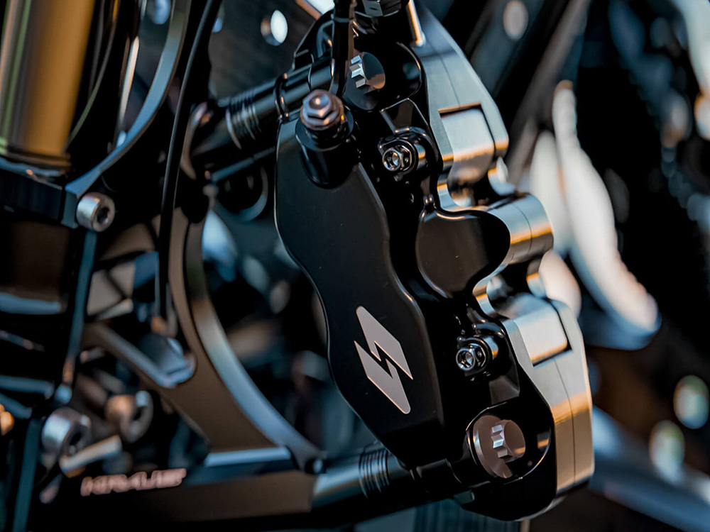 Caliper 4pist; RTX8 Radial LH Blk