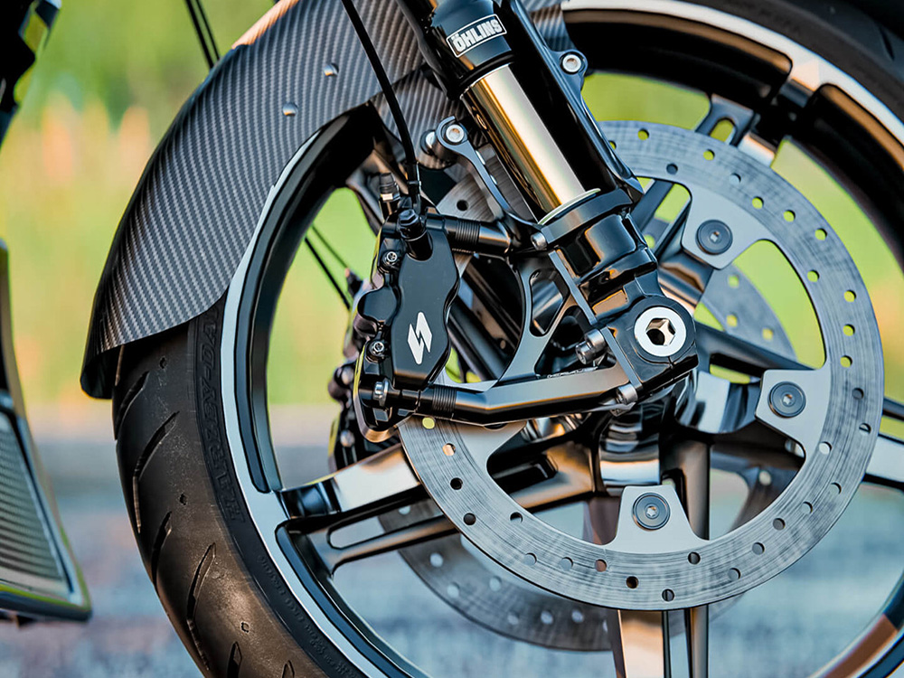 Caliper 4pist; RTX8 Radial RH Blk