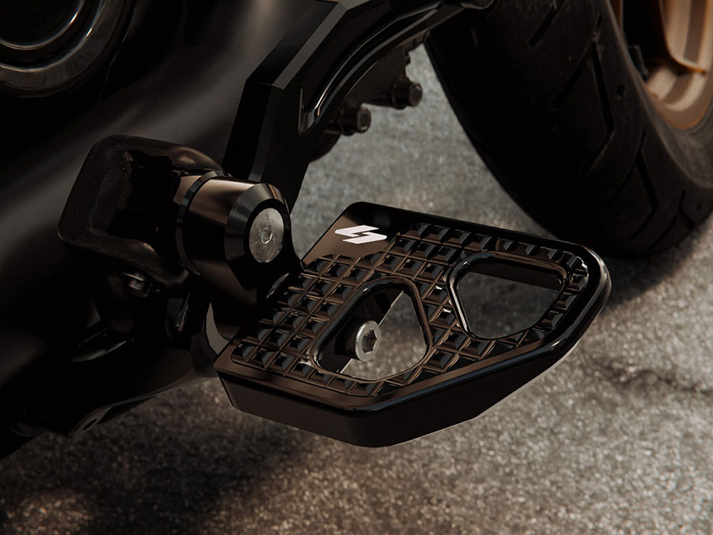 Kraus Moto Pro-Line Splined Peg Adjusters – Black.