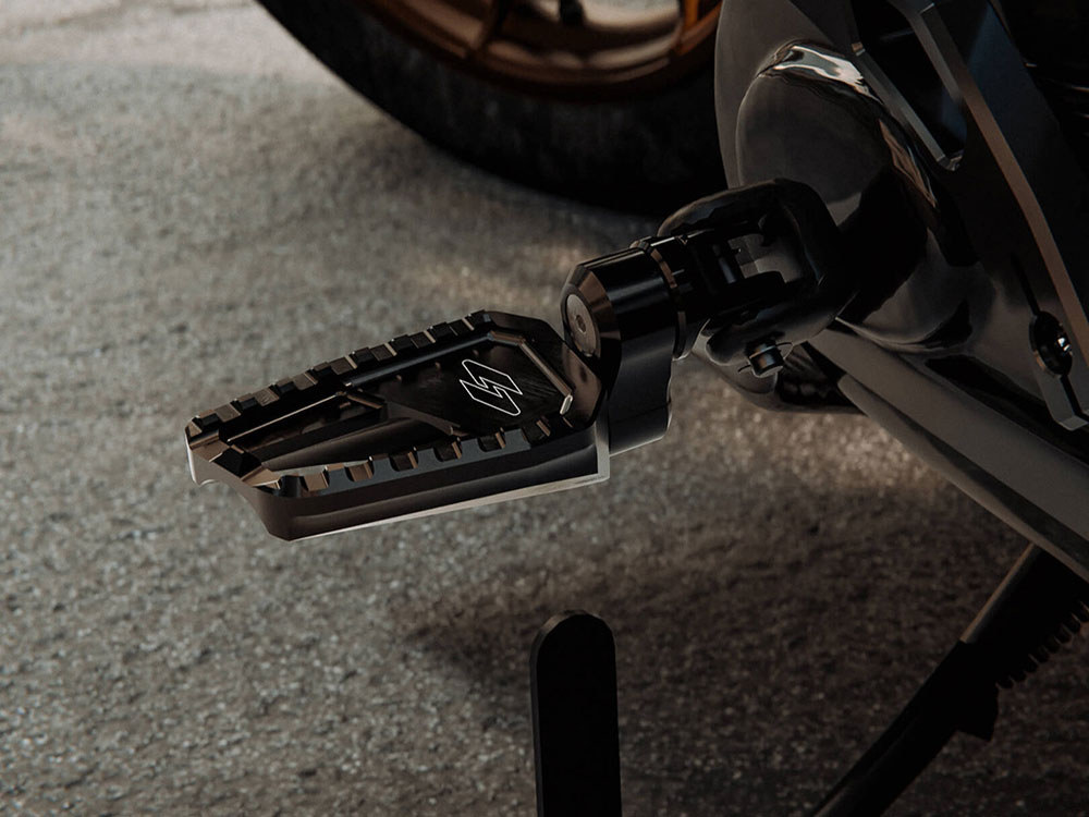 Kraus Moto Pro-Line Splined Peg Adjusters – Black.