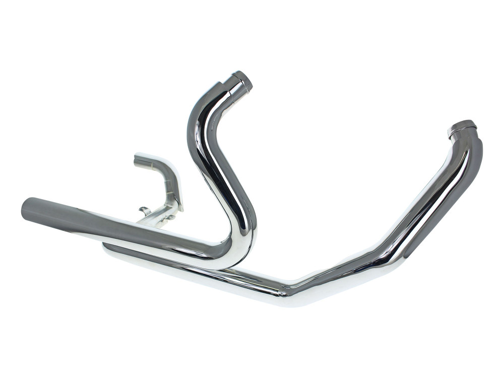 Khrome Werks Right Side Tuck & Under Headers with Cross Over & Chrome Finish. Fits Touring 1995-2008.