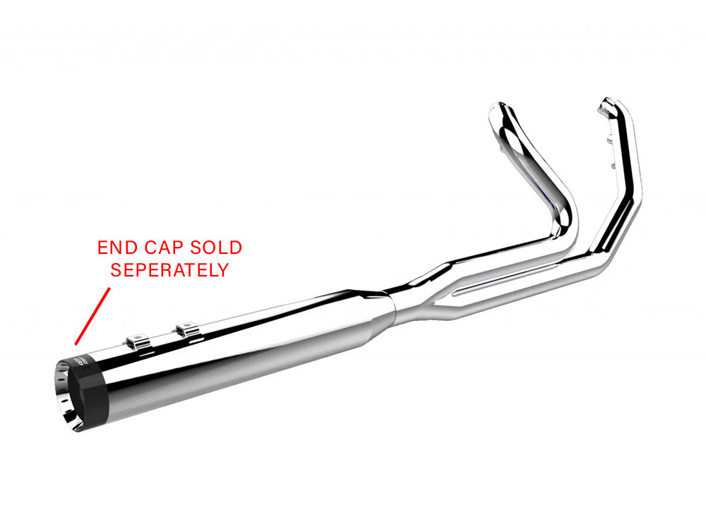 Khrome Werks Outlaw 2-into-1 Exhaust – Chrome. Fits Touring 2017up