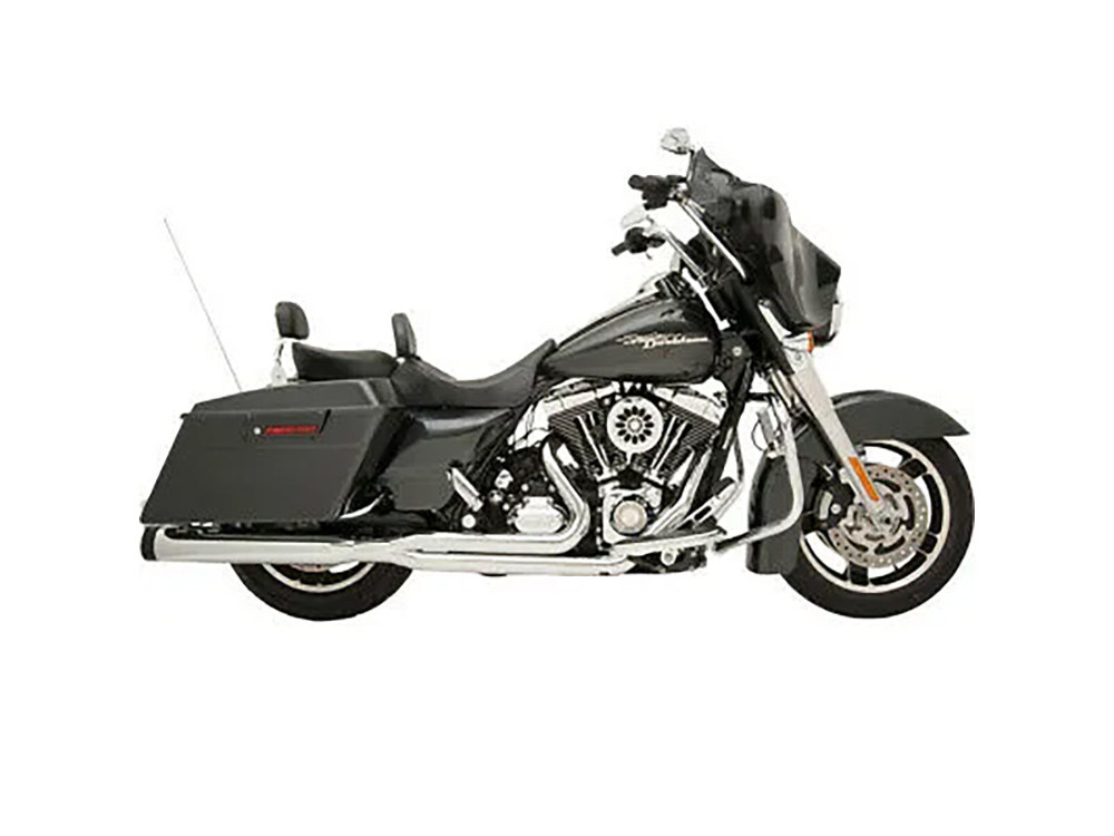 Khrome Werks Outlaw 2-into-1 Exhaust – Chrome. Fits Touring 2017up
