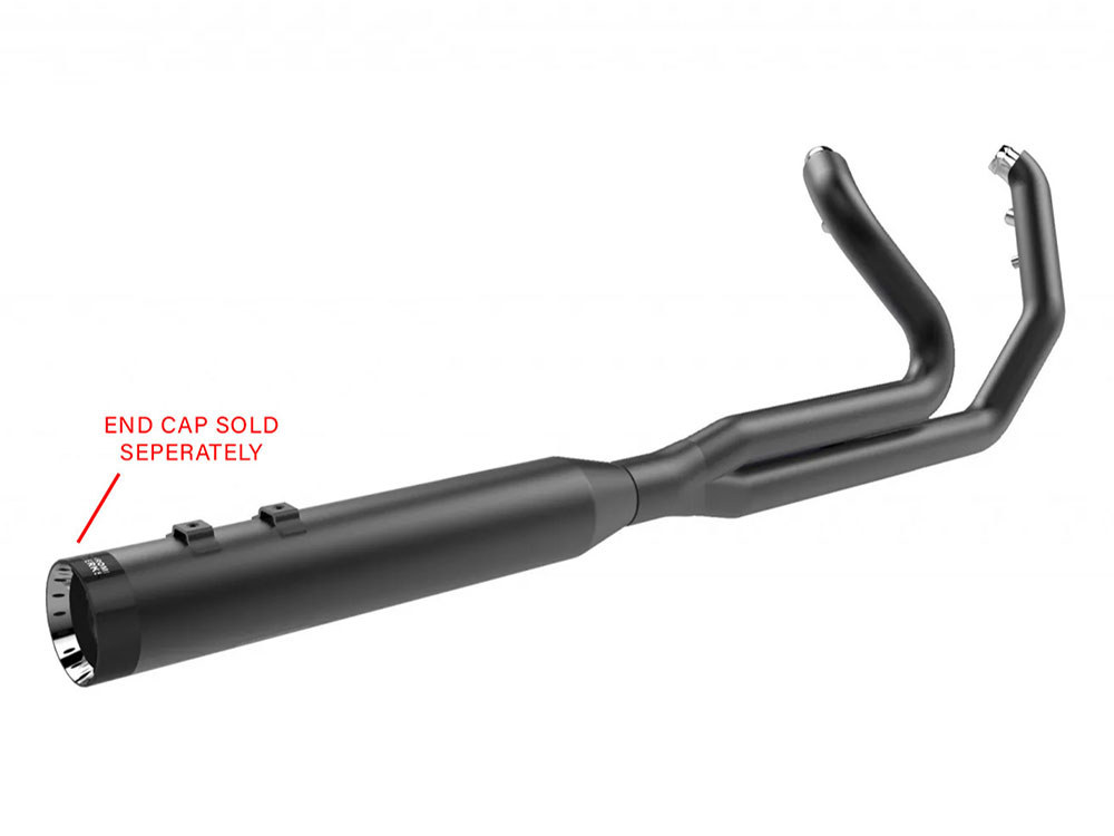 Exhaust; FLH%2717up Outlaw 2:1 Blk