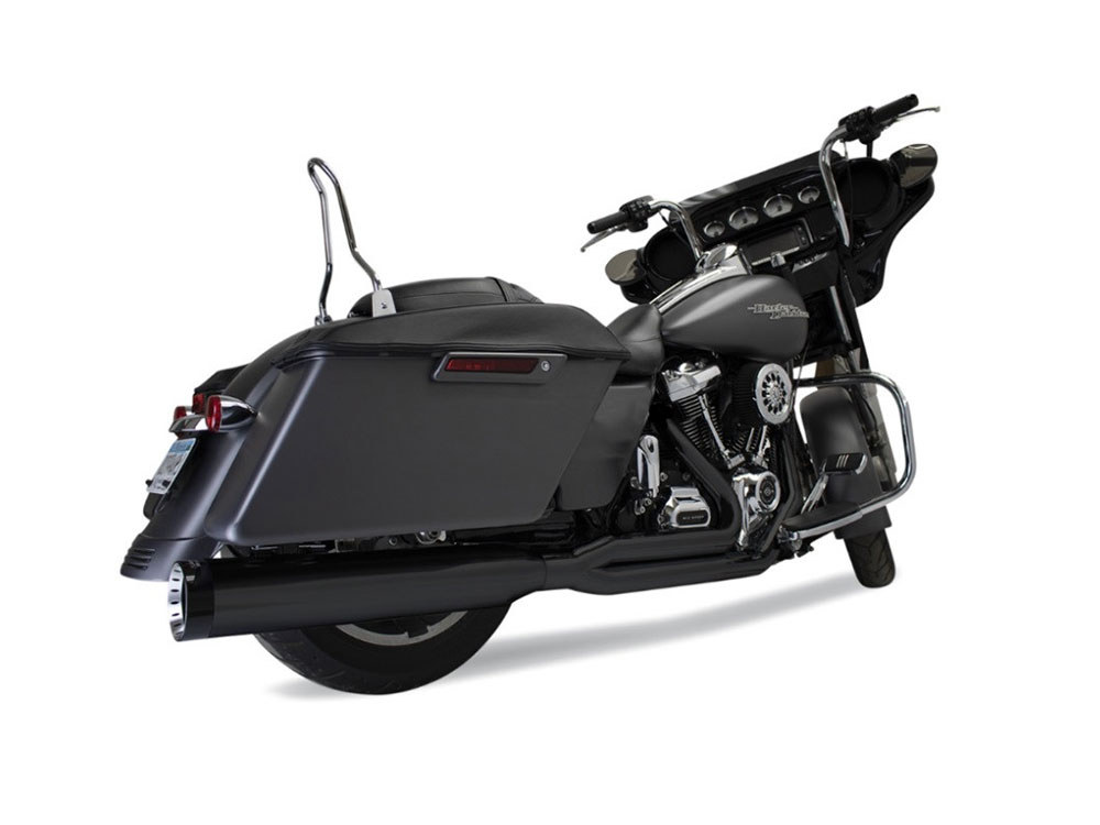 Exhaust; FLH%2717up Outlaw 2:1 Blk