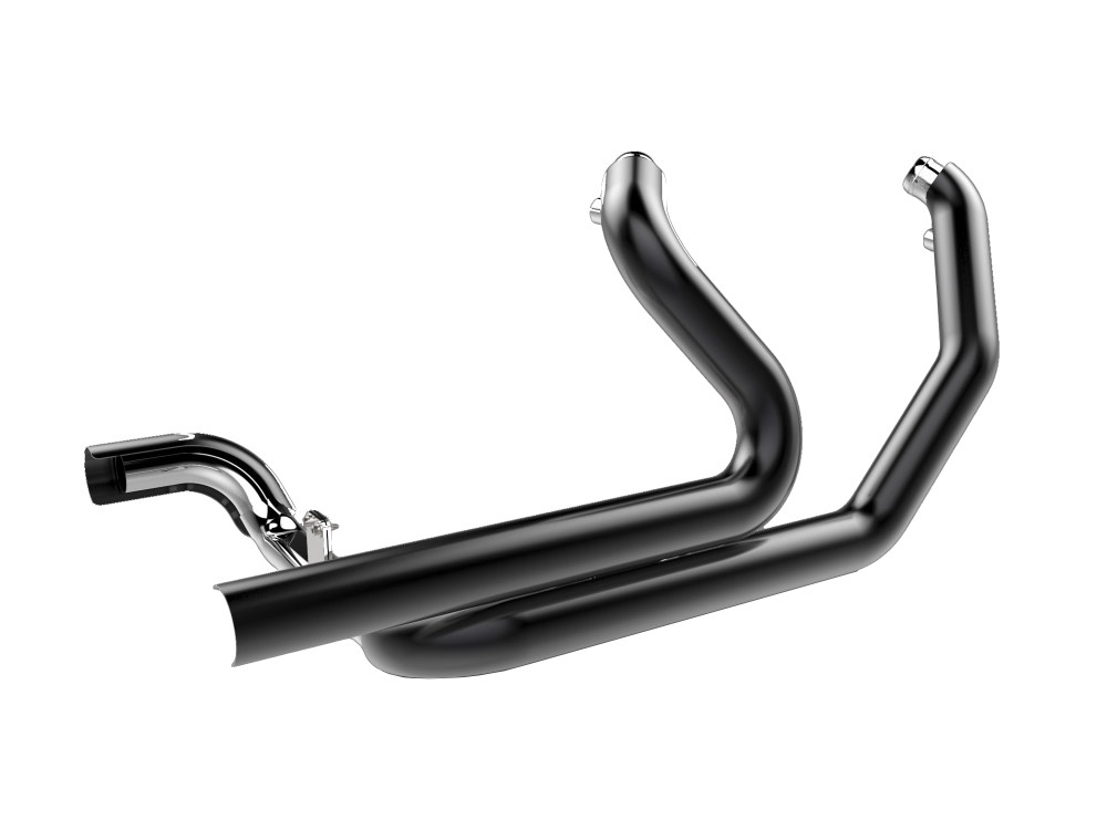 Khrome Werks Right Side Tuck & Under Headers – Black. Fits Touring 2009-2016.