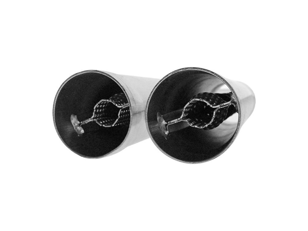 Khrome Werks Baffles – 10in. Long. Fits Drag Pipes with 2-1/4in. O.D.