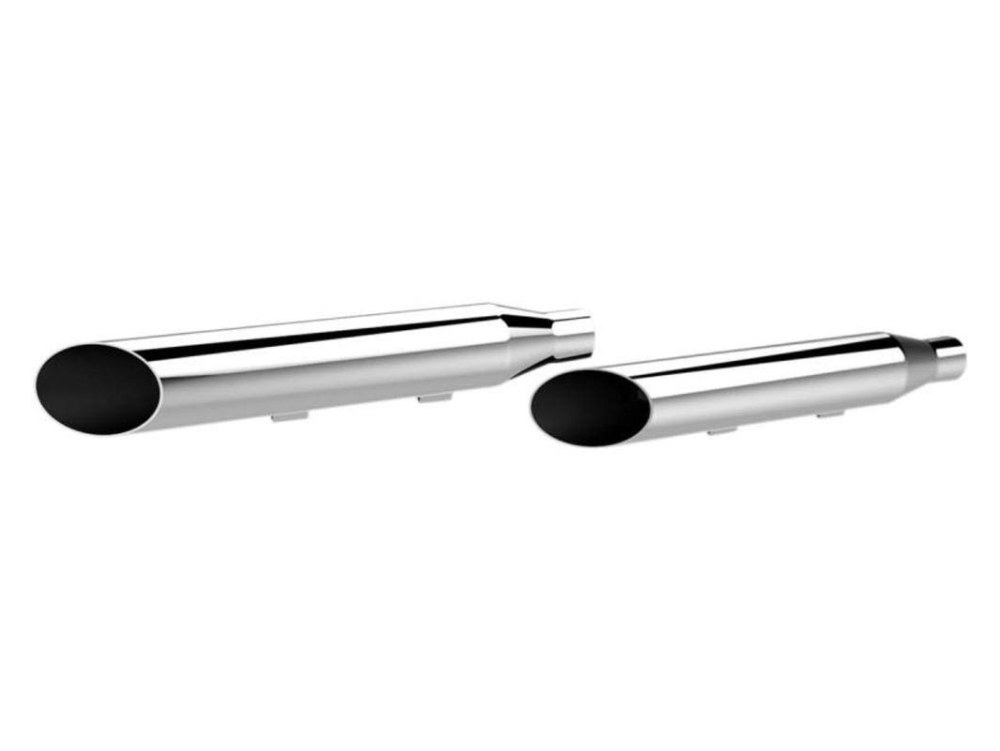 Khrome Werks 3in. HP-Plus Slash Cut Slip-On Mufflers – Chrome. Fits Sportster 2014-2021