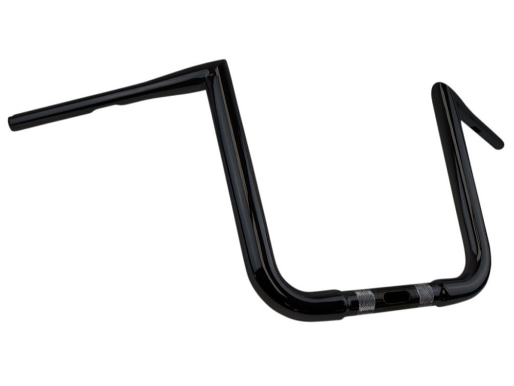 Khrome Werks 12in. x 1-1/2in. Buck Fifty Handlebar – Gloss Black. Fits Road Glide 2015-2023