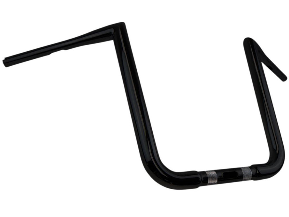 Khrome Werks 14in. x 1-1/2in. Buck Fifty Handlebar – Gloss Black. Fits Road Glide 2015-2023