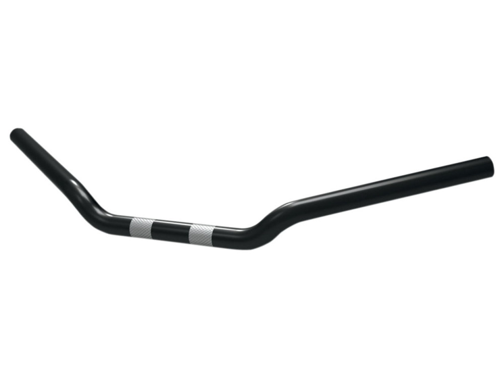 Khrome Werks 26in. wide x 1in. Low-Rise Drag Bar Handlebar – Black.