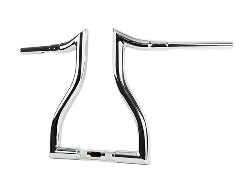 LA Choppers 14in. x 1-1/2in. Hammerhead Handlebar – Chrome. Fits Road Glide 2015-2023 & Road King Special 2017up
