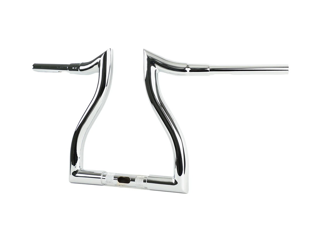 LA Choppers 12in. x 1-1/2in. Hammerhead Handlebar – Chrome. Fits Road Glide 2015-2023 & Road King Special 2017up