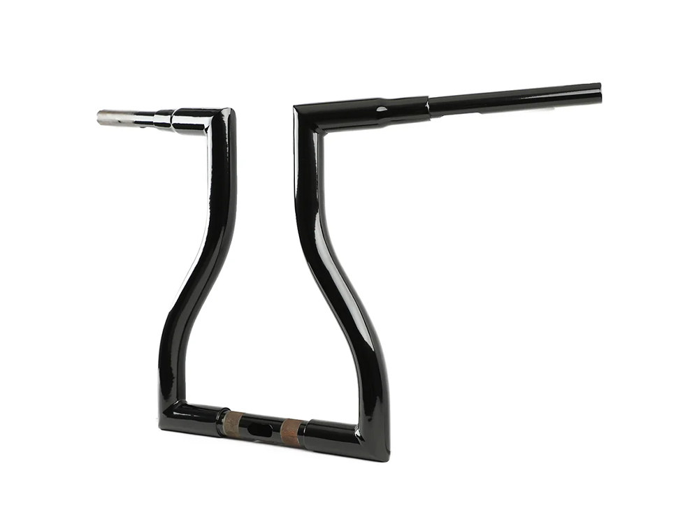 LA Choppers 16in. x 1-1/2in. Thresher Handlebar – Gloss Black. Fits Road Glide 2015-2023 & Road King Special 2017up