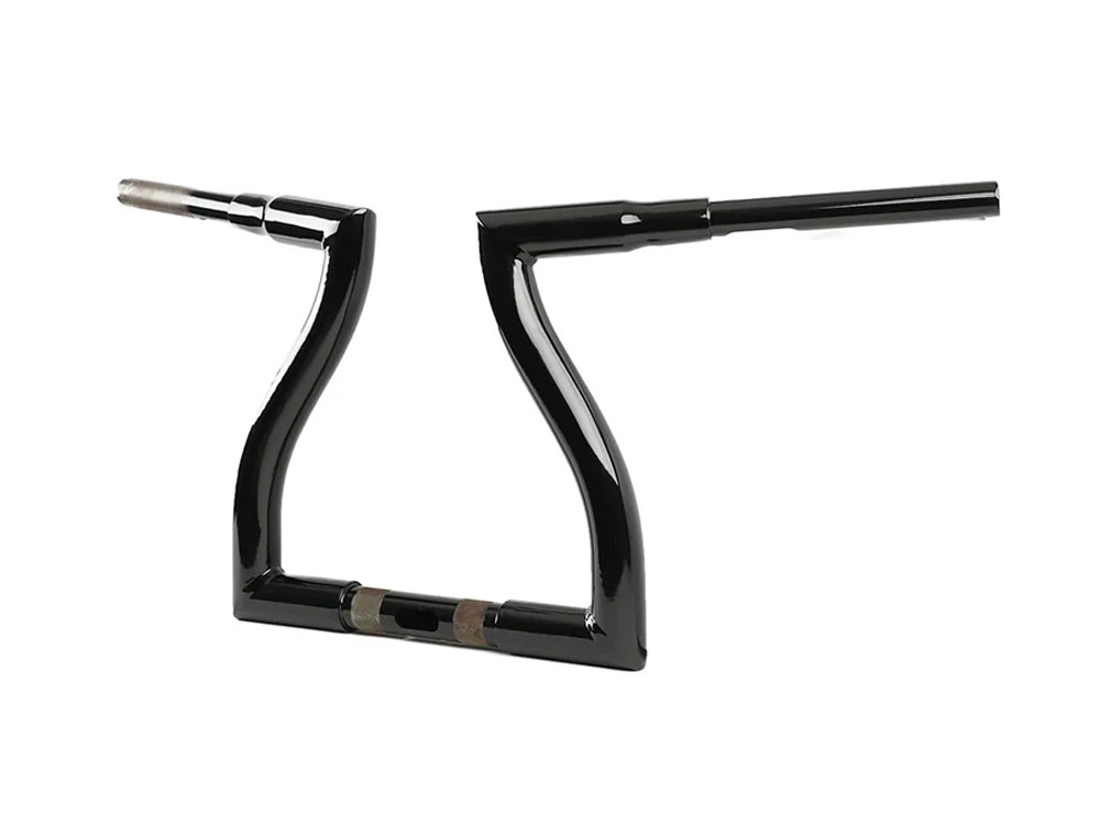 LA Choppers 12in. x 1-1/2in. Thresher Handlebar – Gloss Black. Fits Road Glide 2015-2023 & Road King Special 2017up